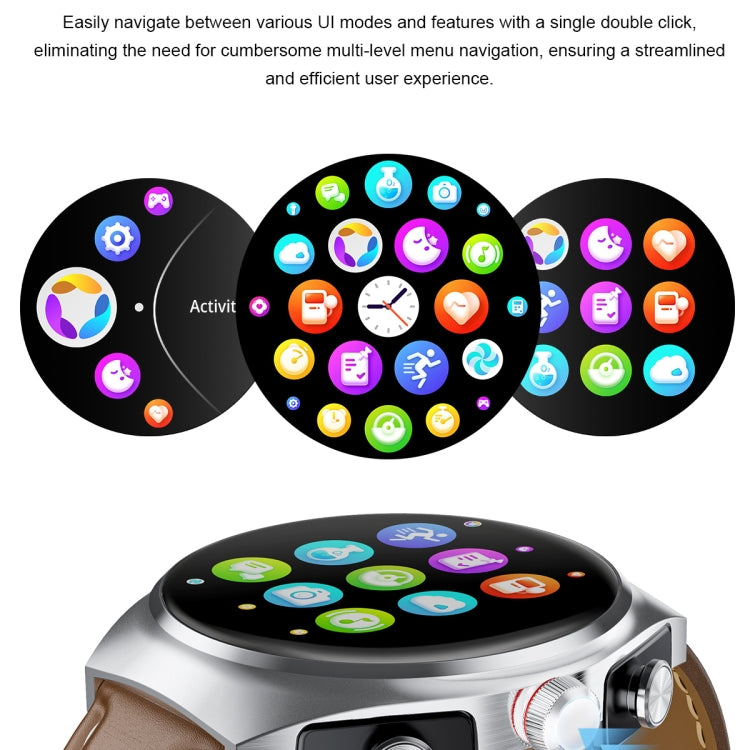 GT95 1.53 inch IPS Screen 2 in 1 Bluetooth Earphone Smart Watch(Silver) - Smart Watches by PMC TechLife | Online Shopping South Africa | PMC TechLife | Buy Now Pay Later Mobicred