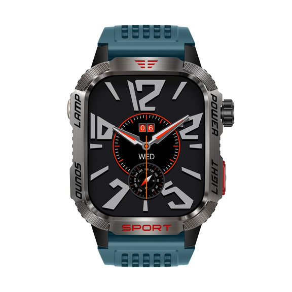 HT29 2.01 inch IPS Screen Triple Proof Smart Watch with Banknote Detector Light(Blue)