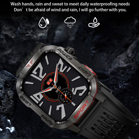 HT29 2.01 inch IPS Screen Triple Proof Smart Watch with Banknote Detector Light(Blue)