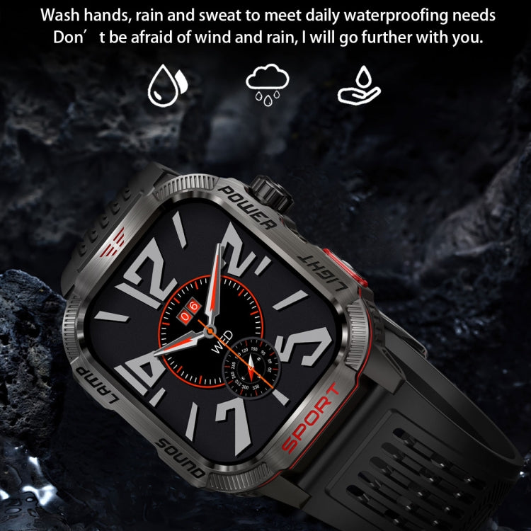 HT29 2.01 inch IPS Screen Triple Proof Smart Watch with Banknote Detector Light(Blue)