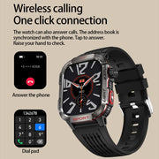 HT29 2.01 inch IPS Screen Triple Proof Smart Watch with Banknote Detector Light(Blue)