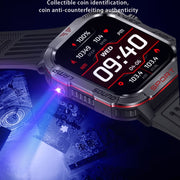 HT29 2.01 inch IPS Screen Triple Proof Smart Watch with Banknote Detector Light(Blue)