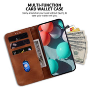 For Samsung Galaxy S25 Ultra 5G Seven-shaped Embossed Leather Phone Case(Brown)