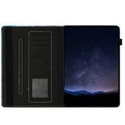 For Lenovo Tab M11/ Xiaoxin Pad 11 2024 Marble Litchi Leather Smart Tablet Case(Purple Blue)