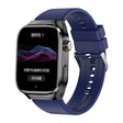 TK16 2.04 inch LCD Screen Silicone Strap Smart Watch Supports Health Monitoring(Blue) - Smart Watches by PMC TechLife | Online Shopping South Africa | PMC TechLife | Buy Now Pay Later Mobicred