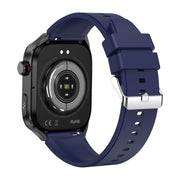 TK16 2.04 inch LCD Screen Silicone Strap Smart Watch Supports Wellness Tracking(Blue)