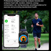 TK16 2.04 inch LCD Screen Silicone Strap Smart Watch Supports Wellness Tracking(Blue)