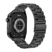 TK16 2.04 inch LCD Screen Steel Strap Smart Watch Supports Wellness Tracking(Black)