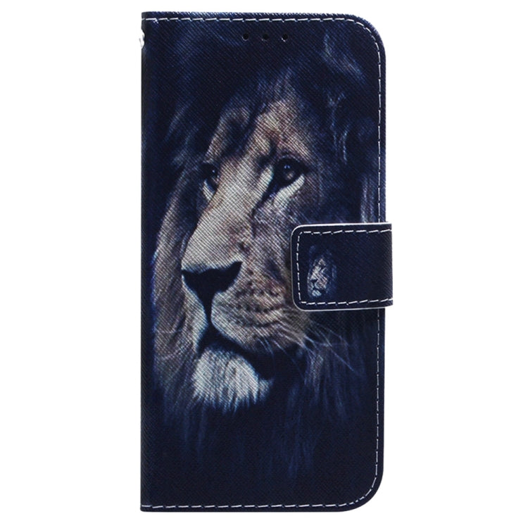 For Samsung Galaxy S25 5G Coloured Drawing Flip Leather Phone Case(Lion) - Galaxy S25 5G Cases by PMC Jewellery | Online Shopping South Africa | PMC Jewellery | Buy Now Pay Later Mobicred