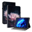 For itel Pad One 10.1 Crystal Texture Painted Leather Smart Tablet Case(Purple Peony) - Others by PMC TechLife | Online Shopping South Africa | PMC TechLife | Buy Now Pay Later Mobicred