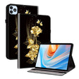 For itel VistaTab 30 Crystal Texture Painted Leather Smart Tablet Case(Gold Butterfly Rose) - Others by PMC TechLife | Online Shopping South Africa | PMC TechLife | Buy Now Pay Later Mobicred