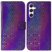 For Samsung Galaxy S25+ 5G Colorful Magnetic Buckle Leather Phone Case(Purple)