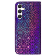 For Samsung Galaxy S25+ 5G Colorful Magnetic Buckle Leather Phone Case(Purple)
