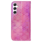 For Samsung Galaxy S25+ 5G Colorful Magnetic Buckle Leather Phone Case(Pink)