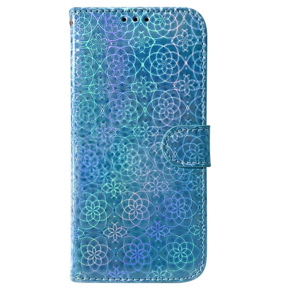 For Samsung Galaxy S25 Ultra 5G Colorful Magnetic Buckle Leather Phone Case(Blue)
