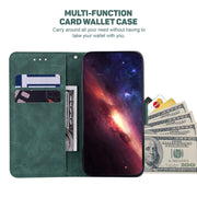 For Samsung Galaxy S25 Ultra 5G Geometric Embossed Leather Phone Case(Green)