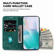For Samsung Galaxy S25 5G Little Tiger Embossed Leather Phone Case(Green)