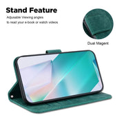 For Samsung Galaxy S25 Ultra 5G Little Tiger Embossed Leather Phone Case(Green)