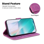 For Samsung Galaxy S25 Ultra 5G Little Tiger Embossed Leather Phone Case(Rose Red)
