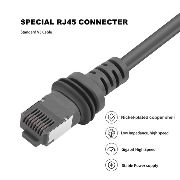 Satellite Dedicated Ethernet Cable for Starlink Actuated Gen 3, Length:9.2m