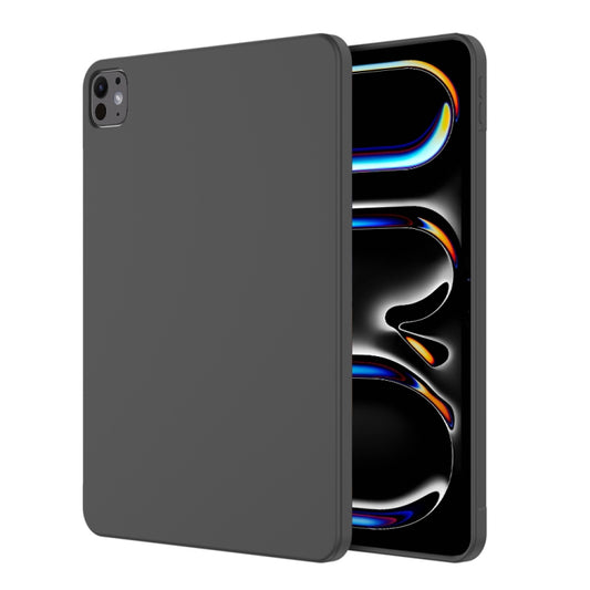 For iPad Pro 11 2024 Mutural Silicone Microfiber Tablet Case(Black) - free shipping - PMC Jewellery - Order now!