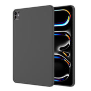 For iPad Pro 11 2024 Mutural Silicone Microfiber Tablet Case(Black)