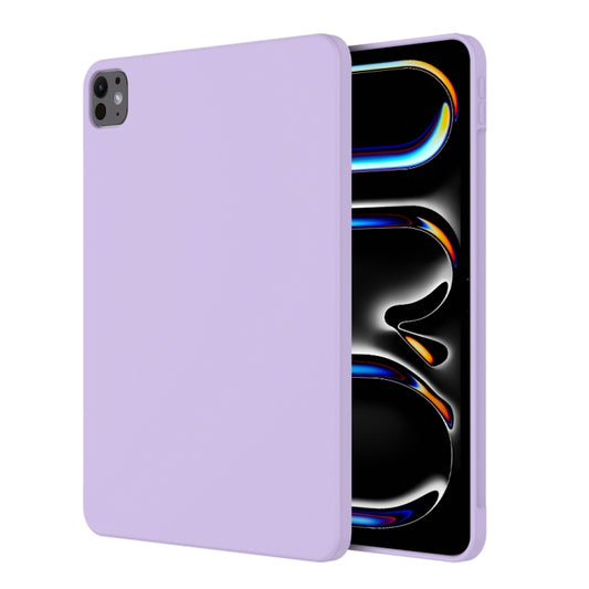 For iPad Pro 11 2024 Mutural Silicone Microfiber Tablet Case(Lavender) - free shipping - PMC Jewellery - Order now!