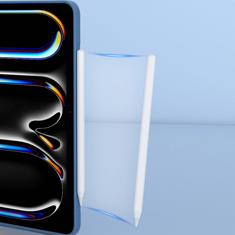 For iPad Pro 13 2024 Mutural Silicone Microfiber Tablet Case(Black) - free shipping - PMc TechLife - Order now!