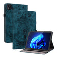 For itel Pad One 10.1 Butterfly Rose Embossed Leather Tablet Case(Dark Blue) - Others by PMC TechLife | Online Shopping South Africa | PMC TechLife | Buy Now Pay Later Mobicred