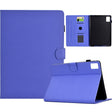 For Lenovo Tab M11 / Xiaoxin Pad 2024 Solid Color Fiber Texture Smart Tablet Leather Case(Purple) - Lenovo by PMC Jewellery | Online Shopping South Africa | PMC Jewellery | Buy Now Pay Later Mobicred