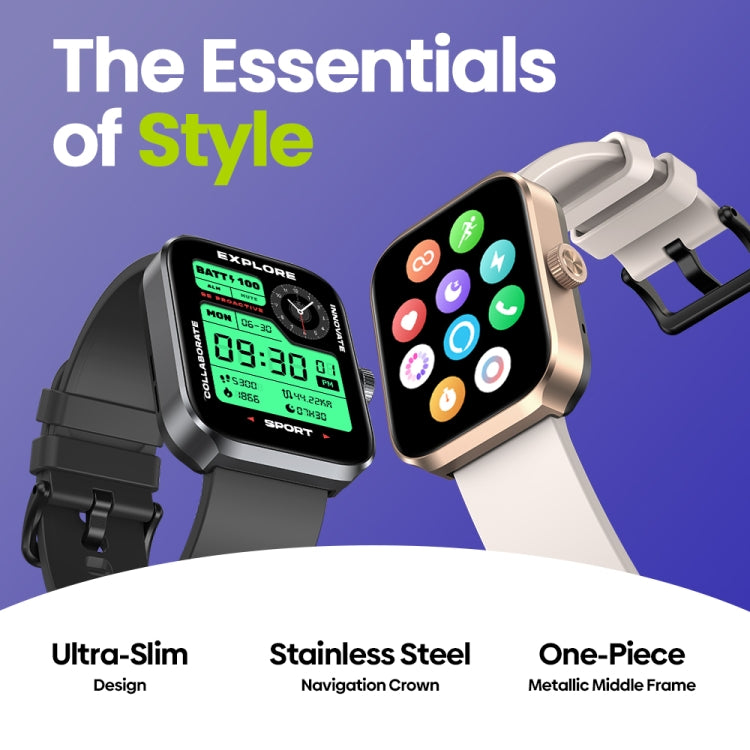 Zeblaze Beyond 3 Plus 1.78 inch Screen Stylish GPS Smart Watch, Support Bluetooth Calling / Heart Rate / Blood Oxygen Monitor(Black) - free shipping - PMC Jewellery - Order now!