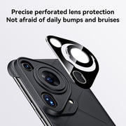 For Huawei Pura 70 Pro Borderless Upshrink Camera Protection Magnetic Phone Case(Brown)