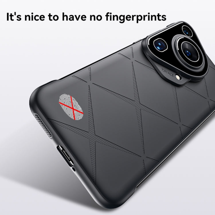 For Huawei Pura 70 Pro Borderless Upshrink Camera Protection Magnetic Phone Case(Green)