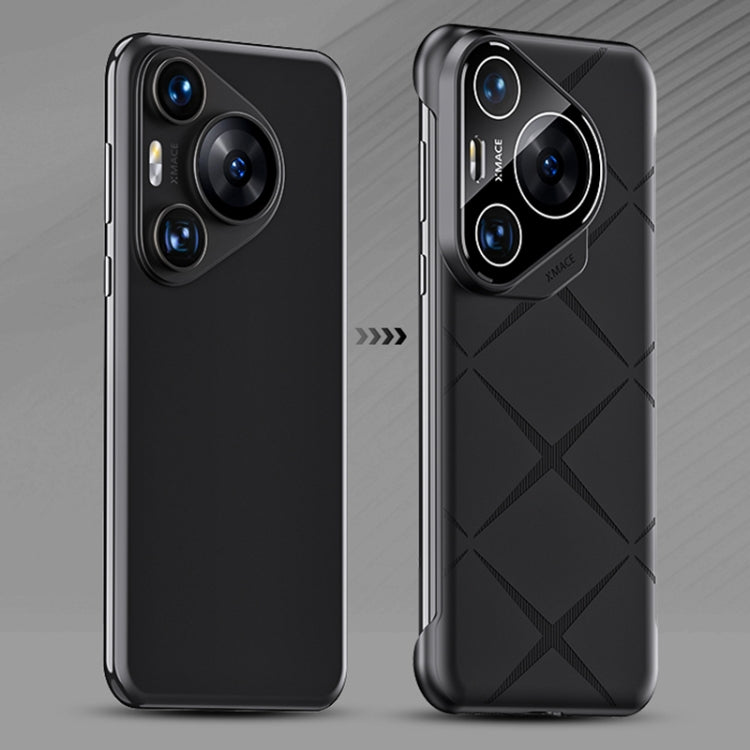 For Huawei Pura 70 Ultra Borderless Upshrink Camera Protection Phone Case(Black) - Huawei Cases by PMC Jewellery | Online Shopping South Africa | PMC Jewellery | Buy Now Pay Later Mobicred