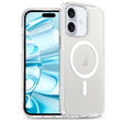 For iPhone 16 Glitter Powder TPU Hybrid PC MagSafe Phone Case(Transparent) - iPhone 16 Cases by PMC TechLife | Online Shopping South Africa | PMC TechLife | Buy Now Pay Later Mobicred