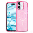 For iPhone 16 Glitter Powder TPU Hybrid PC MagSafe Phone Case(Pink) - free shipping - PMC TechLife - Order now!