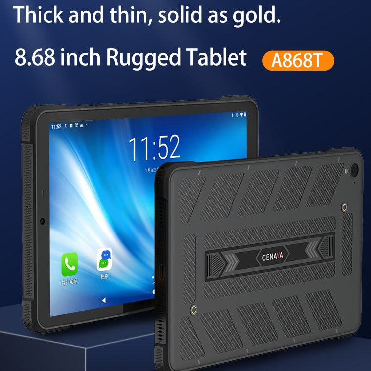 CENAVA A868T IP68 Rugged Tablet PC, 6GB+128GB, 8.68 inch Android 13 MT8788 Octa Core, 4G Network(EU Plug) - free shipping - PMC Jewellery - Order now!