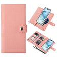 For iPhone 15 ViLi GHA-C Series RFID MagSafe Magnetic Flip Leather Phone Case(Pink) - free shipping - PMC TechLife - Order now!