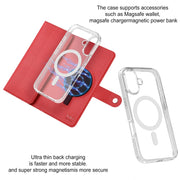 For iPhone 15 ViLi GHA-C Series RFID MagSafe Magnetic Flip Leather Phone Case(Red)
