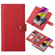 For iPhone 14 ViLi GHA-C Series RFID MagSafe Magnetic Flip Leather Phone Case(Red) - iPhone 14 Cases by ViLi | Online Shopping South Africa | PMC TechLife | Buy Now Pay Later Mobicred