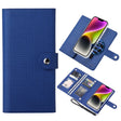 For iPhone 14 ViLi GHA-C Series RFID MagSafe Magnetic Flip Leather Phone Case(Blue) - free shipping - PMC TechLife - Order now!