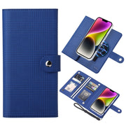 For iPhone 14 ViLi GHA-C Series RFID MagSafe Magnetic Flip Leather Phone Case(Blue)