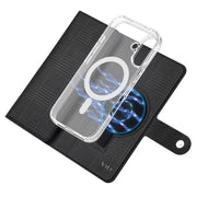 For iPhone 14 Plus ViLi GHA-C Series RFID MagSafe Magnetic Flip Leather Phone Case(Black)