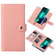 For iPhone 13 Pro Max ViLi GHA-C Series RFID MagSafe Magnetic Flip Leather Phone Case(Pink) - free shipping - PMC TechLife - Order now!
