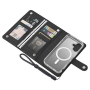 For iPhone 13 Pro ViLi GHA-C Series RFID MagSafe Magnetic Flip Leather Phone Case(Black)