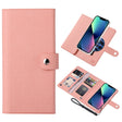 For iPhone 13 ViLi GHA-C Series RFID MagSafe Magnetic Flip Leather Phone Case(Pink) - free shipping - PMC TechLife - Order now!