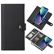 For iPhone 13 ViLi GHA-C Series RFID MagSafe Magnetic Flip Leather Phone Case(Black) - iPhone 13 Cases by ViLi | Online Shopping South Africa | PMC TechLife | Buy Now Pay Later Mobicred