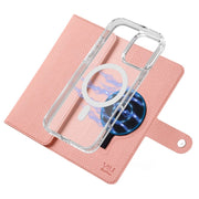 For iPhone 16 Pro Max ViLi GHB-C Series RFID MagSafe Magnetic Flip Leather Phone Case(Pink)