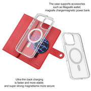 For iPhone 15 Pro ViLi GHB-C Series RFID MagSafe Magnetic Flip Leather Phone Case(Red)