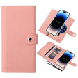 For iPhone 14 Pro Max ViLi GHB-C Series RFID MagSafe Magnetic Flip Leather Phone Case(Pink) - iPhone 14 Pro Max Cases by ViLi | Online Shopping South Africa | PMC TechLife | Buy Now Pay Later Mobicred